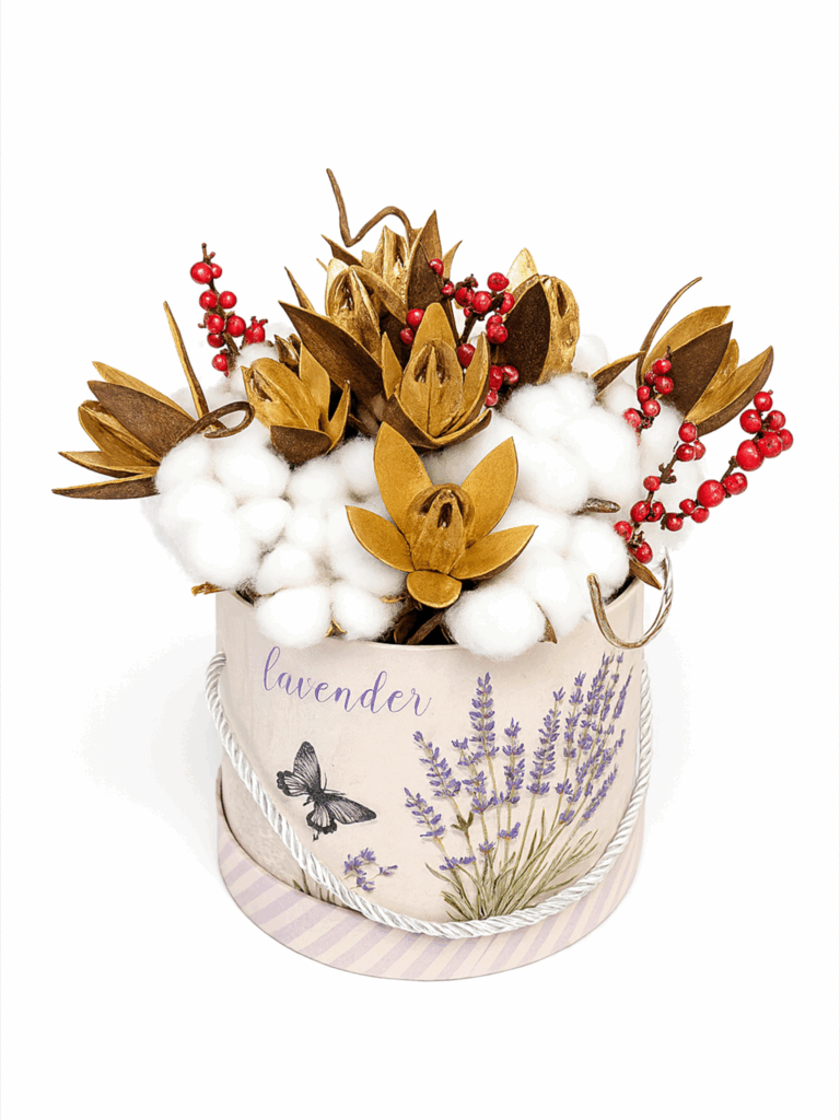 bukiet golden cotton