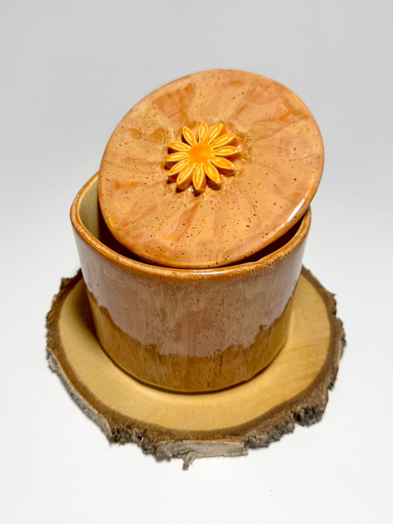 pojemnik miodowy kwiat