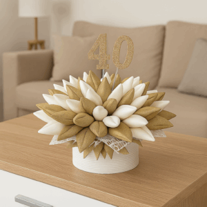 bukiet złota jubilatka 40